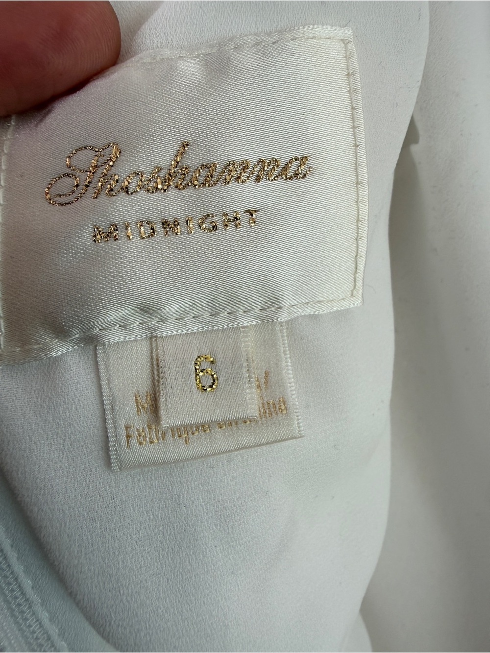 Shoshanna Soren White Medallion Geometric Lace Maxi Dress Size 6 - Picture 13 of 15